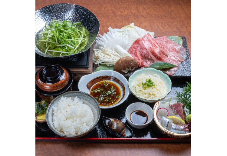 【しゃぶしゃぶランチメニュー】特選神戸牛しゃぶしゃぶ御膳